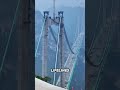 When Mountains Block the Way China BuildsaBridge😱🌉#china#bridge#engineering#construction#megaproject