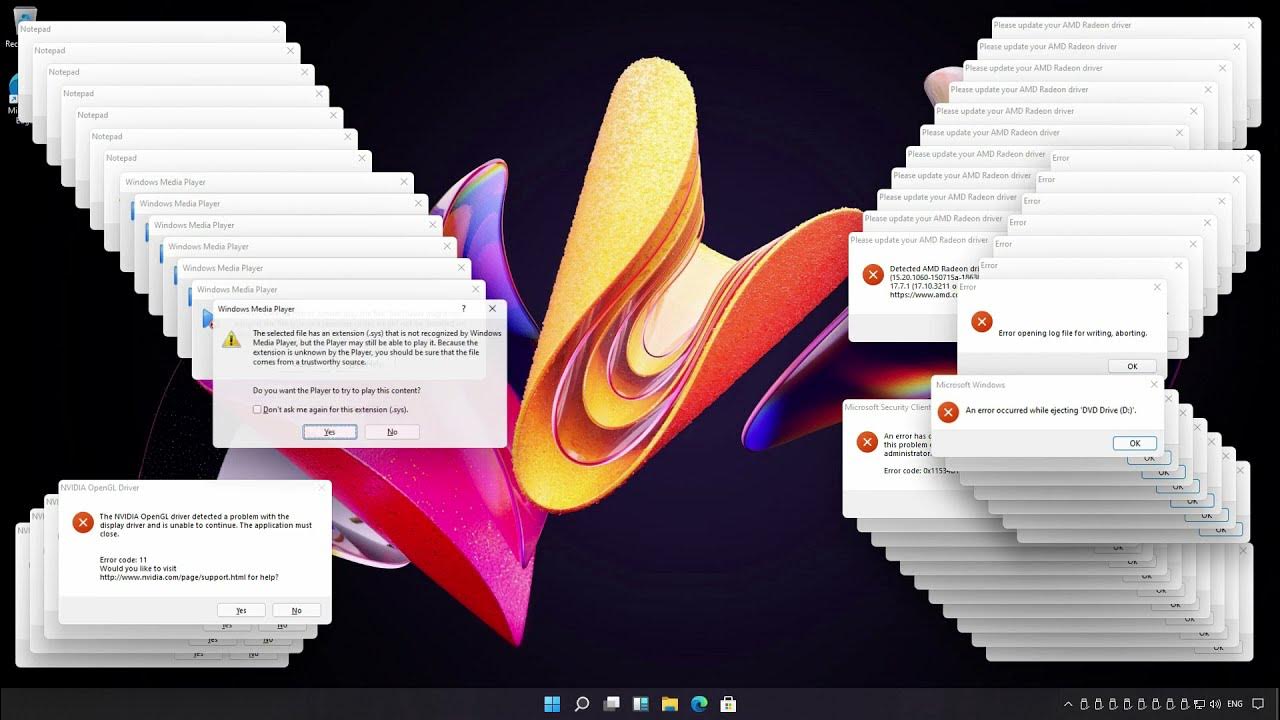 Crazy error v2. Windows 10 crazy error. windows 11 error. error ава.