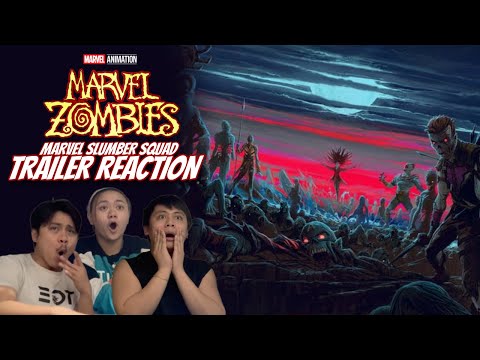 MARVEL ZOMBIES OFFICIAL TRAILER FRESH REACTION - MARVEL ENTERTAINMENT l MARVEL SLUMBER SQUAD