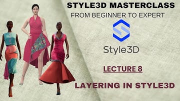 LECTURE 8. LAYERING GARMENTS IN STYLE3D, HAVE MORE THAN ONE GARMENT ON YOUR AVATAR. #STYLE3D #3d