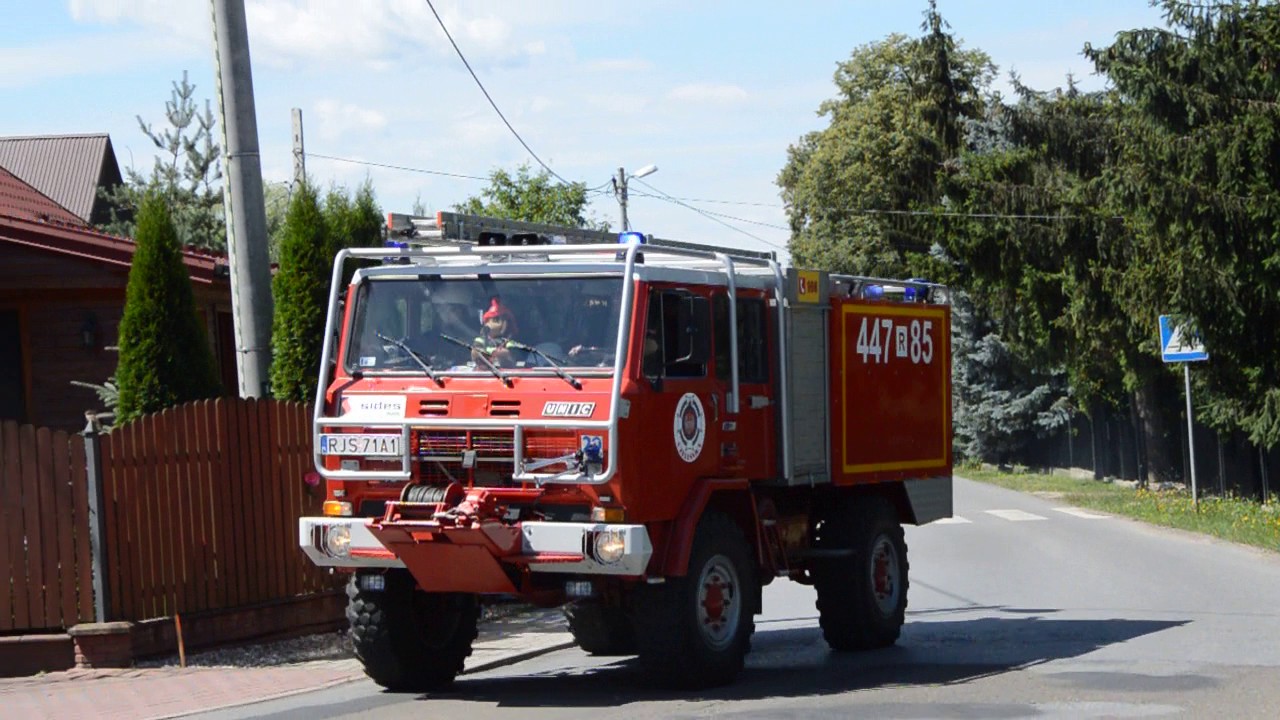 OSP Czeluśnica alarmowo do pożaru lasu w Dobrucowej