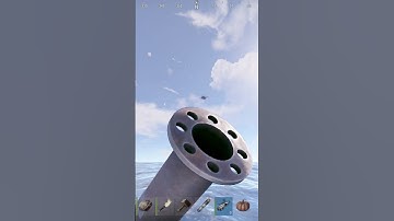 RUST | SHOOTING HOMING MISSLES AT SCRAP HELICOPTER LEAVING RIG. CAN I GET THEM? #rust #rustshorts