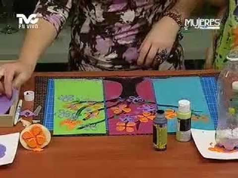 Cómo hacer cuadros decorativos para tu casa 2a. parte (metvc ...
