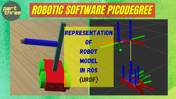 Making of URDF | RViz | ROS with Webots | Robotic Software PicoDegree | Part 2