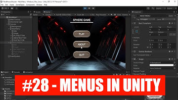 Pause Win Loose Main Menus In Unity #28 | Game Development Complete Course In Unity And C#