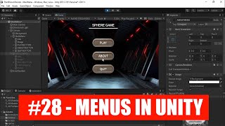 Pause Win Loose Main Menus In Unity #28 | Game Development Complete Course In Unity And C#