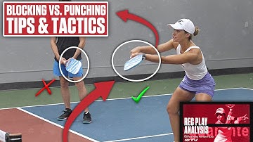 When To Block a Shot vs. Driving It Back in Pickleball