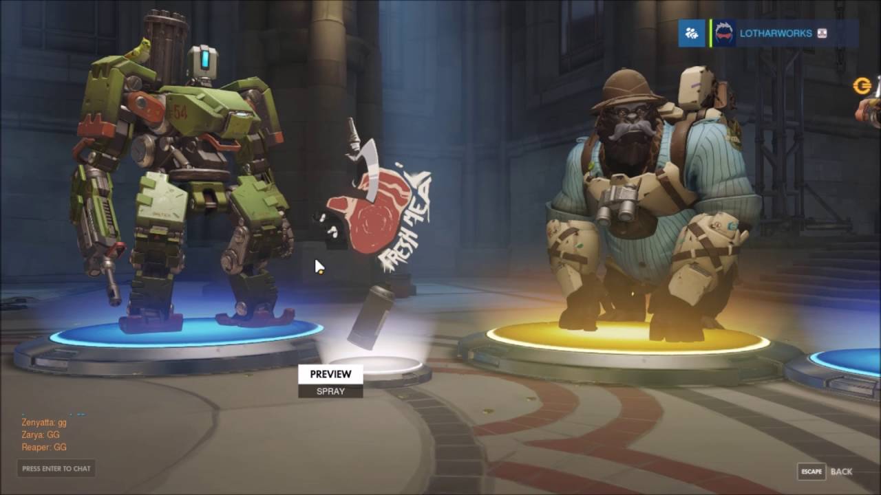 Overwatch: 50 Lootbox openings.