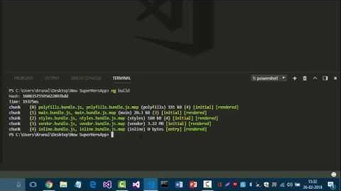 How to Serve and Build your Angular Application using Angular CLI | Spanlabs | Purvang Joshi