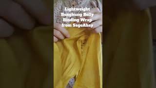 Lightweight Bengkung Belly Binding wrap from SageAbay