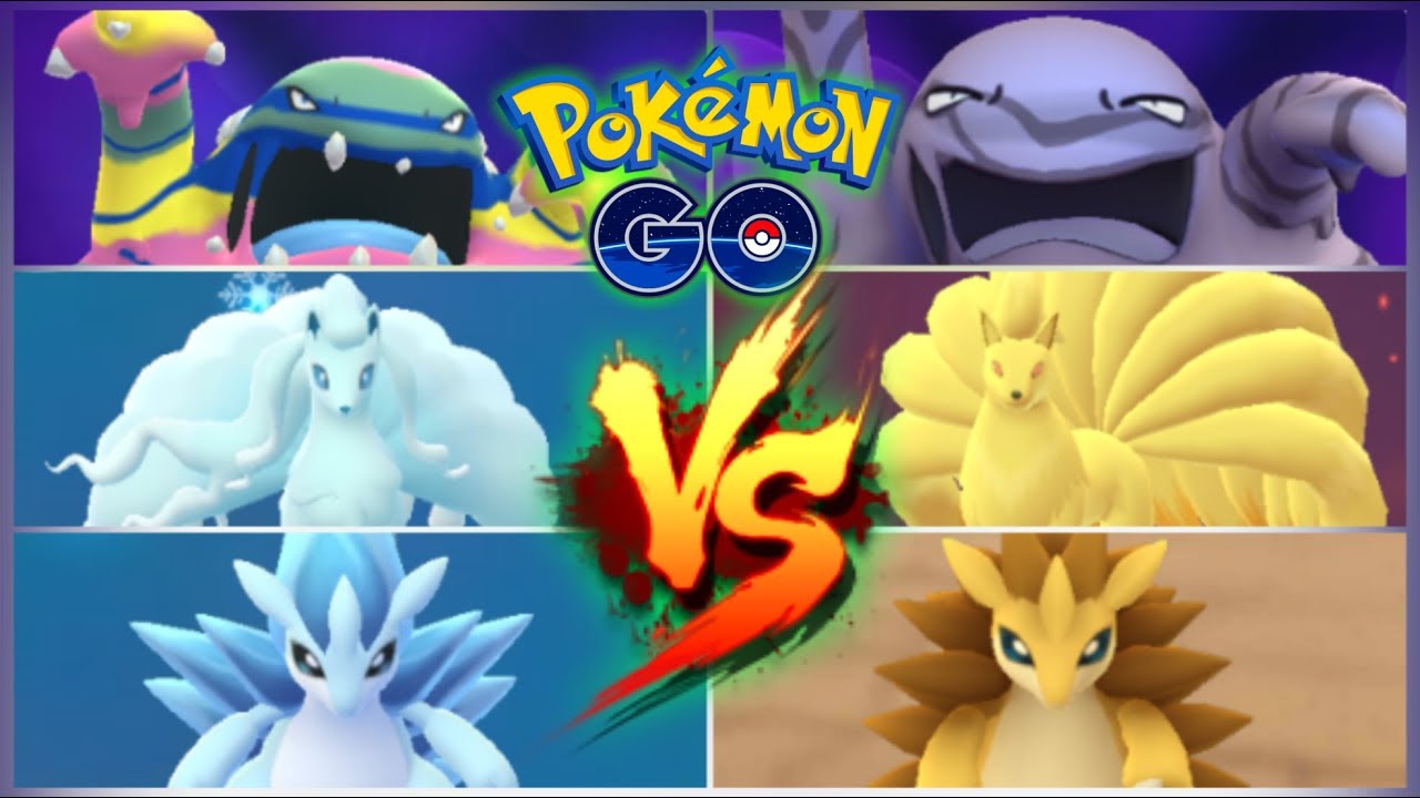 Alolan Kanto Forms Gym Battle In Pokemon Go Alolan Ninetales Muk More By - roblox rage 7 pokemon go kisser wild gyarados w