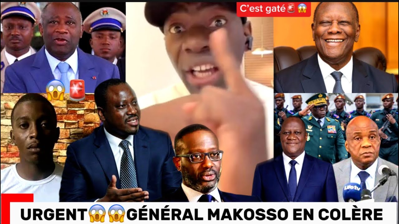 🚨C'EST CHAUD😱😱 GÉNÉRAL MAKOSSO MET LE FE*U A L'OPPOSSITION GBAGBO ET SORO GUILLAUME