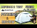ARPENAZ 2 TENT - FRESH & BLACK - PITCHING AND REVIEW - QUECHUA