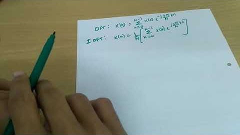 Twiddle Factor and Examples on DFT