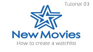 New Movies android app - tutorial video 03 - How to create a watchlist screenshot 2
