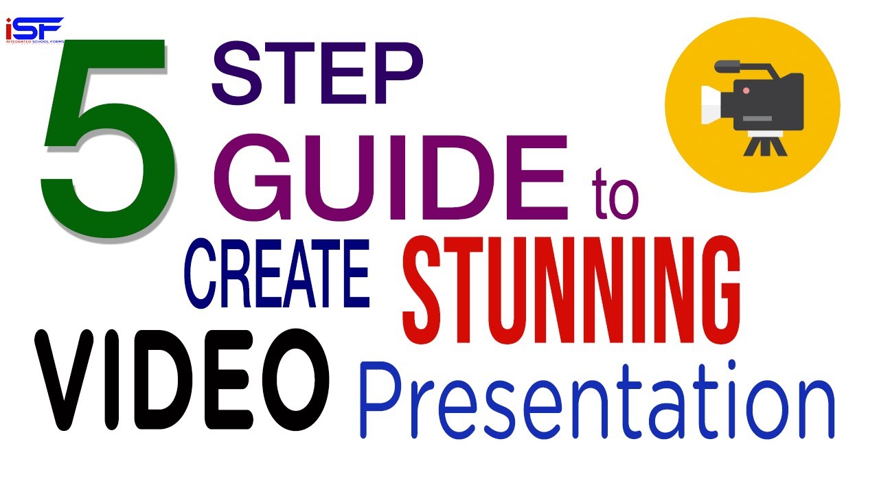 5 Step Guide in Creating a Stunning Video Presentation - YouTube