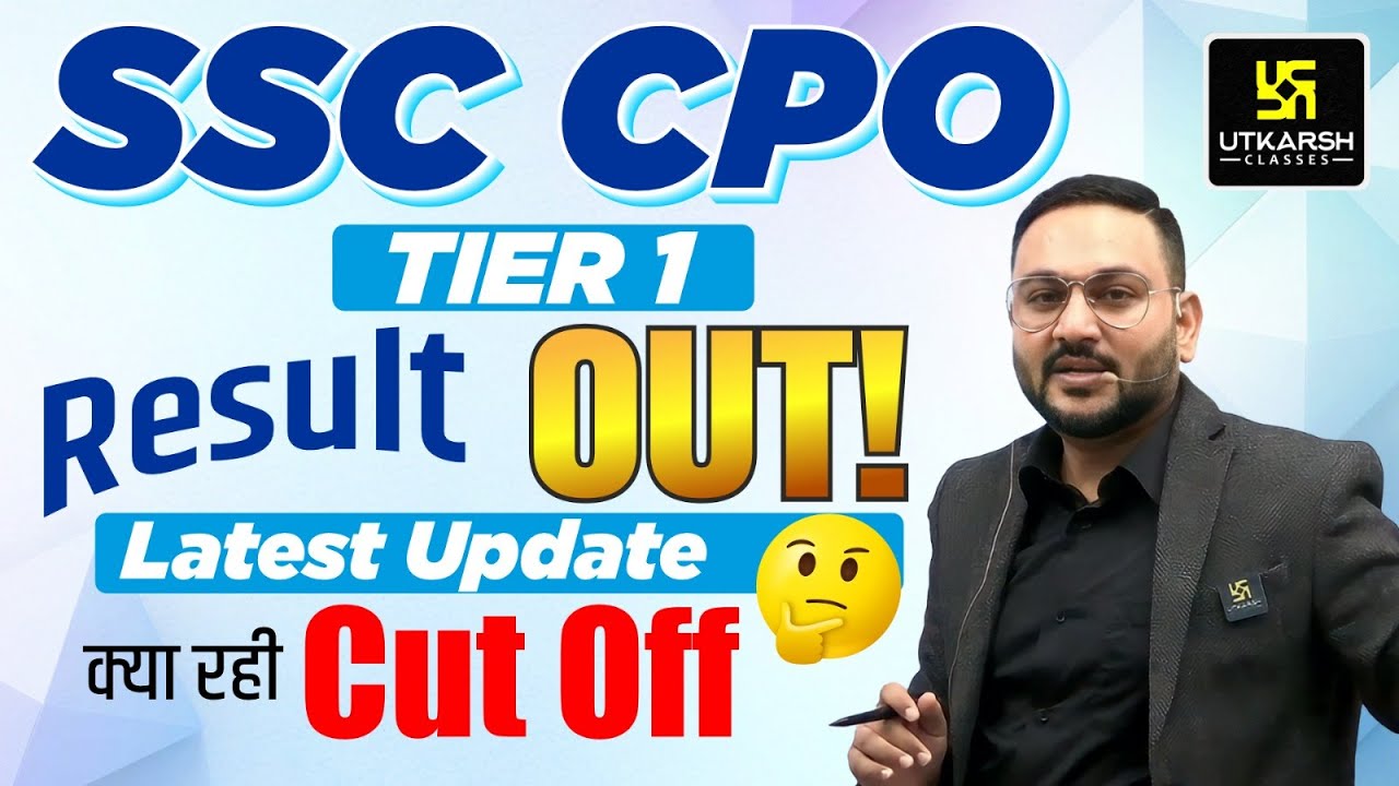 ssc cpo result 2023 SSC CPO Result Tier 1 SSC CPO Result update