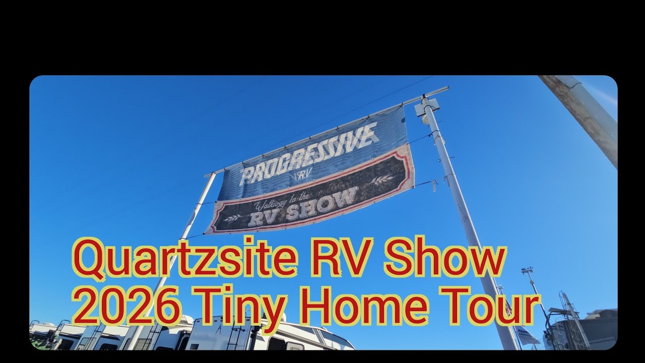 Quartzsite Tiny home & Fifth Wheel Tour 
