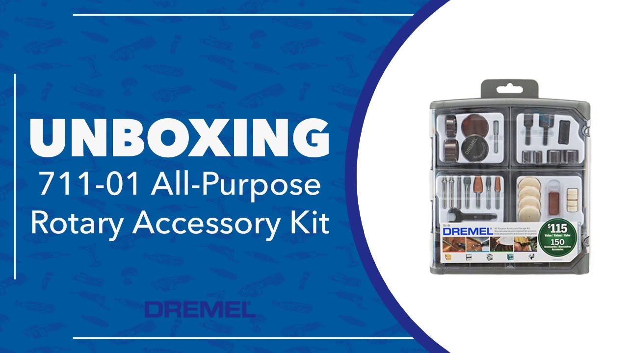 UNBOXING: Dremel 711-01 All-Purpose Rotary Accessory Kit 