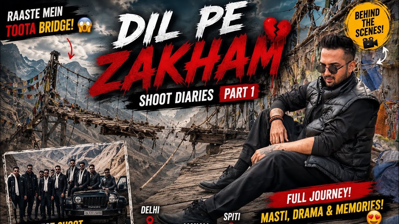 Raaste Main Toota Bridge | Dil Pe Zakham Shoot BTS! 😱 | Part 1