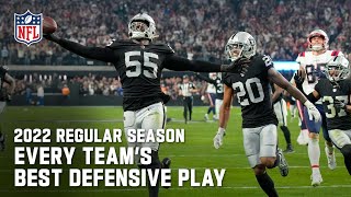 Every Team's Best Defensive Play from the 2022 Regular Season | NFL 2022 Highlights