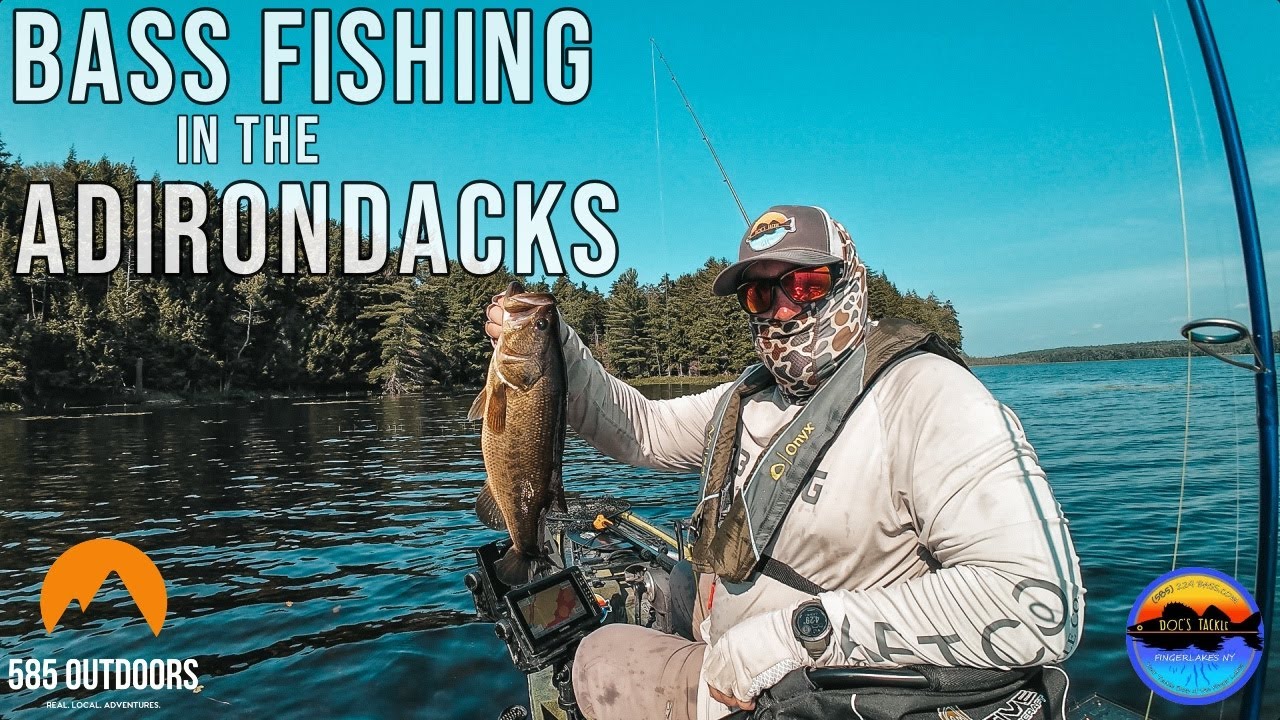 Bass fishing in the ADIRONDACKS!
