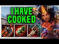 Building only red smite items  pele solo ranked conquest