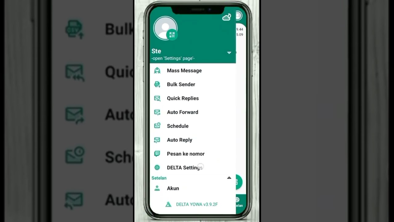 Download WhatsApp Delta Yowa Mod v3.9.2F Terbaru 2022 WhatsApp Mod