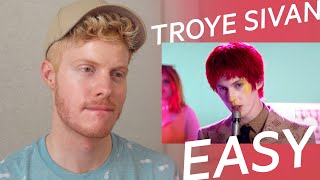 TROYE SIVAN EASY REACTION of MUSIC VIDEO