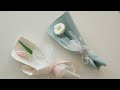 한송이 꽃포장 flower wrapping