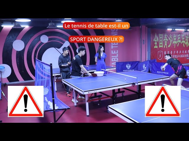 Le tennis de table : un sport dangereux ? 🏓🤕 