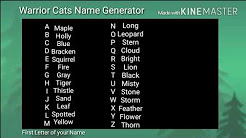  Warrior name generator YouTube