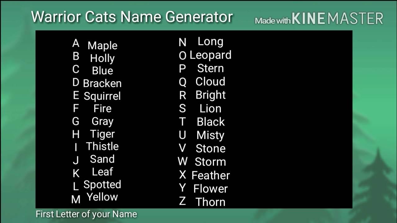 Генератор имени ребенка. Warrior Cats name Generator. Имена для Warrior Cats. Генератор имен кв. Warriors Generator.