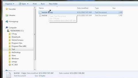 I can show you how to copy, cut, paste and rename files and folders