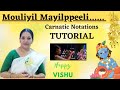 Mouliyil mayilpeeli charthi nandanam easy tutorial gireesh puthancheri  raveendran  ks chithra