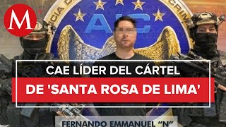 Capturan al 'Panther', líder del Cártel de Santa Rosa de Lima