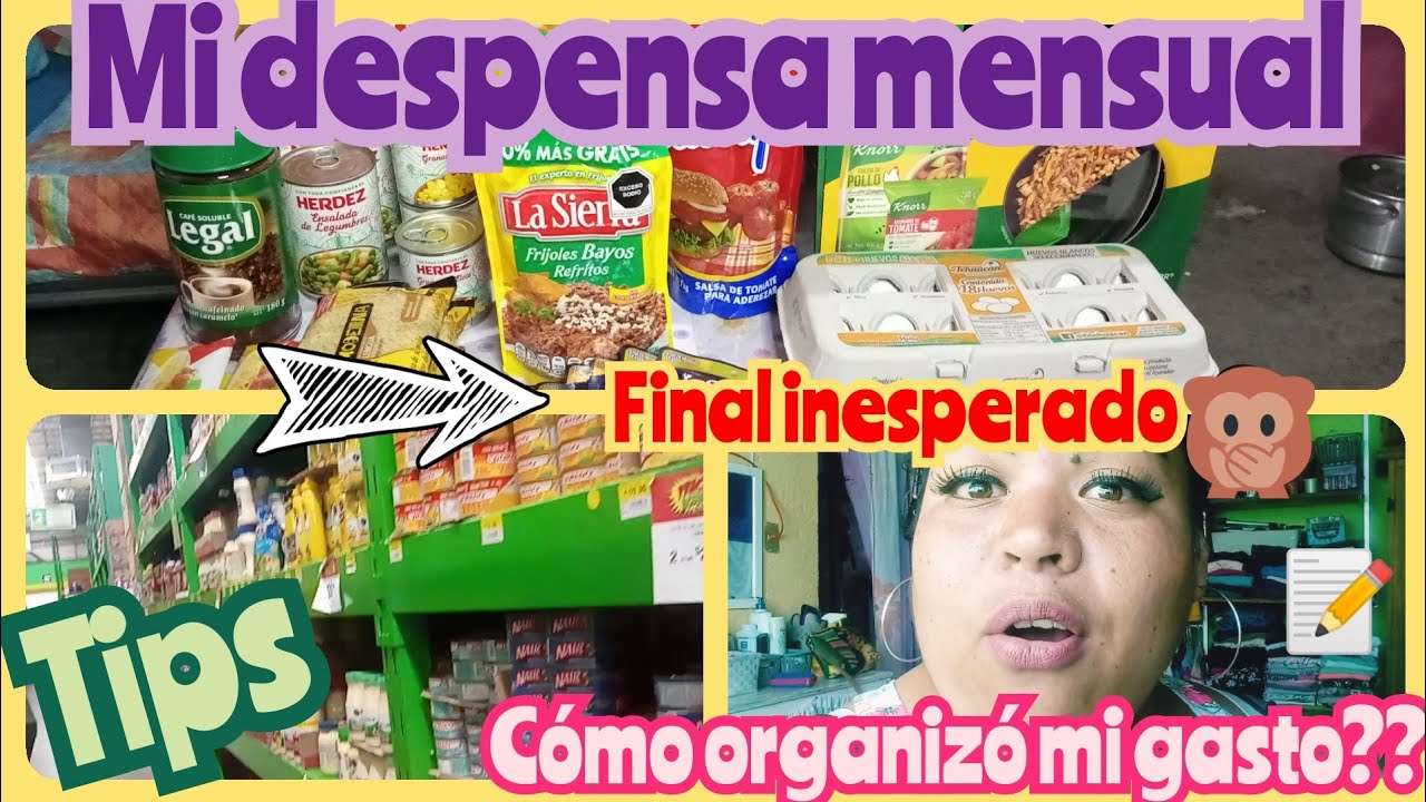 cómo organizó mi gasto?💰🤔 Despensa Mensual abril 2021 #despensamensual  #bodegaAurrera