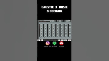 How to sidechain in caustic 🤔 #caustic3 #tutorial #shorts