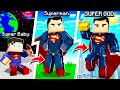 Upgrading SUPERMAN to SUPERGOD in MINECRAFT!
