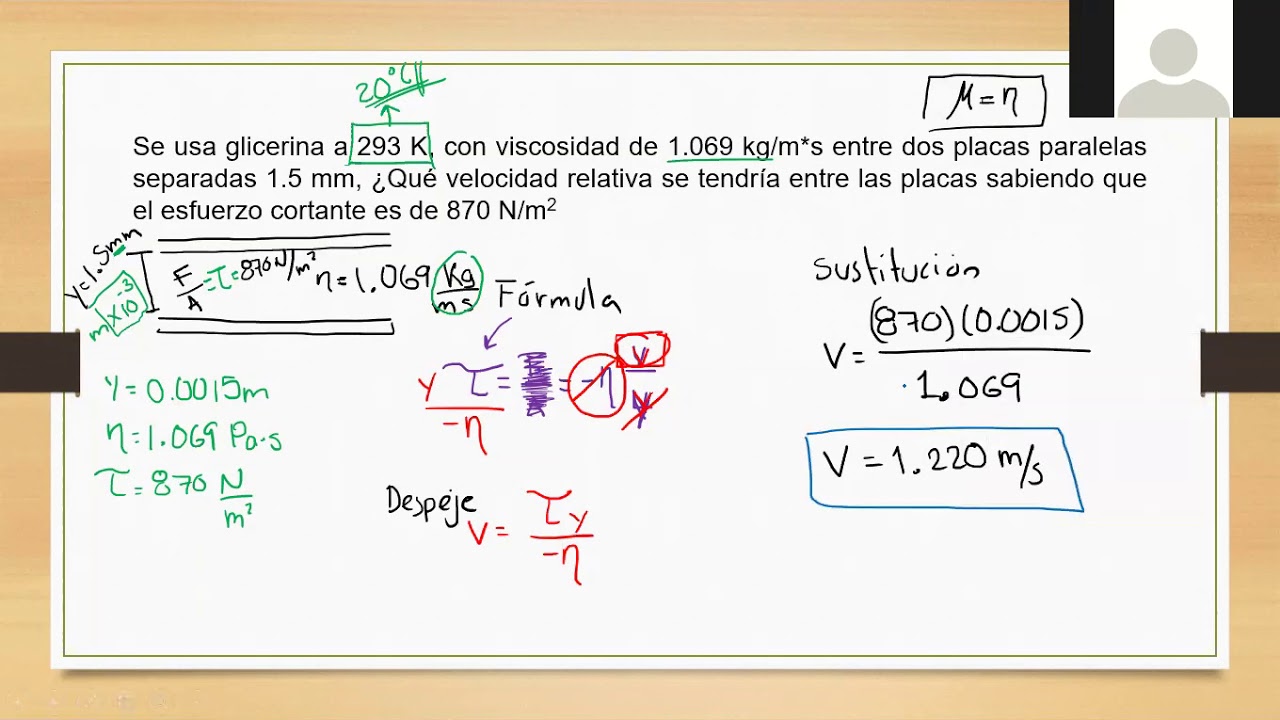 SESIÓN 29 DE MAYO PROBLEMAS LEY DE VISCOSIDAD DE NEWTON PARTE A - YouTube