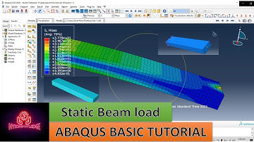 Abaqus| Static load| Basic Tutorial| Beginners Guide