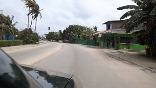 Driving at Majuro Atoll in the Marshall Islands