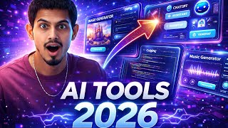 Latest AI Tools for Beginners | 2026 Complete Guide in Hindi #Aitools #Ai2026 #techinhi #latesttech 