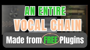 An Entire Vocal Chain Made From FREE Plugins 😯🔥 (Free Vocal Chain Download)