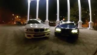 Double BMW 3 серия E46 Открываем сезон Дрифта по асфальту Double BMW 3 серия E46 Открываем сезон Дрифта по асфальту