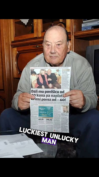 How Frane Selak ESCAPE 7 TIMES NEAR DEATH EXPERIENCE and Won a LOTERRY? #shorts