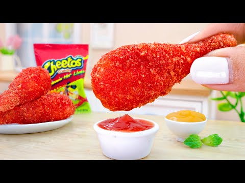 🍗🔥 So Crispy Miniature Hot Cheetos Fried Chicken Recipe 🍗 Best Homemade Fried Chicken Fast Food Idea