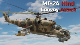 Mi24P Hind  Convoy Attack || DCS: World