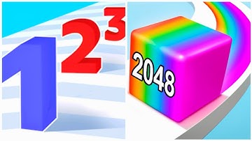 Number Master vs Jelly Run 2048 - All Level Gameplay (NOOB vs PRO vs HACKER) New Update 