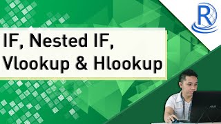 EXCEL: IF, NESTED IF, VLOOKUP and HLOOKUP || Tagalog-English || Step-by-Step
